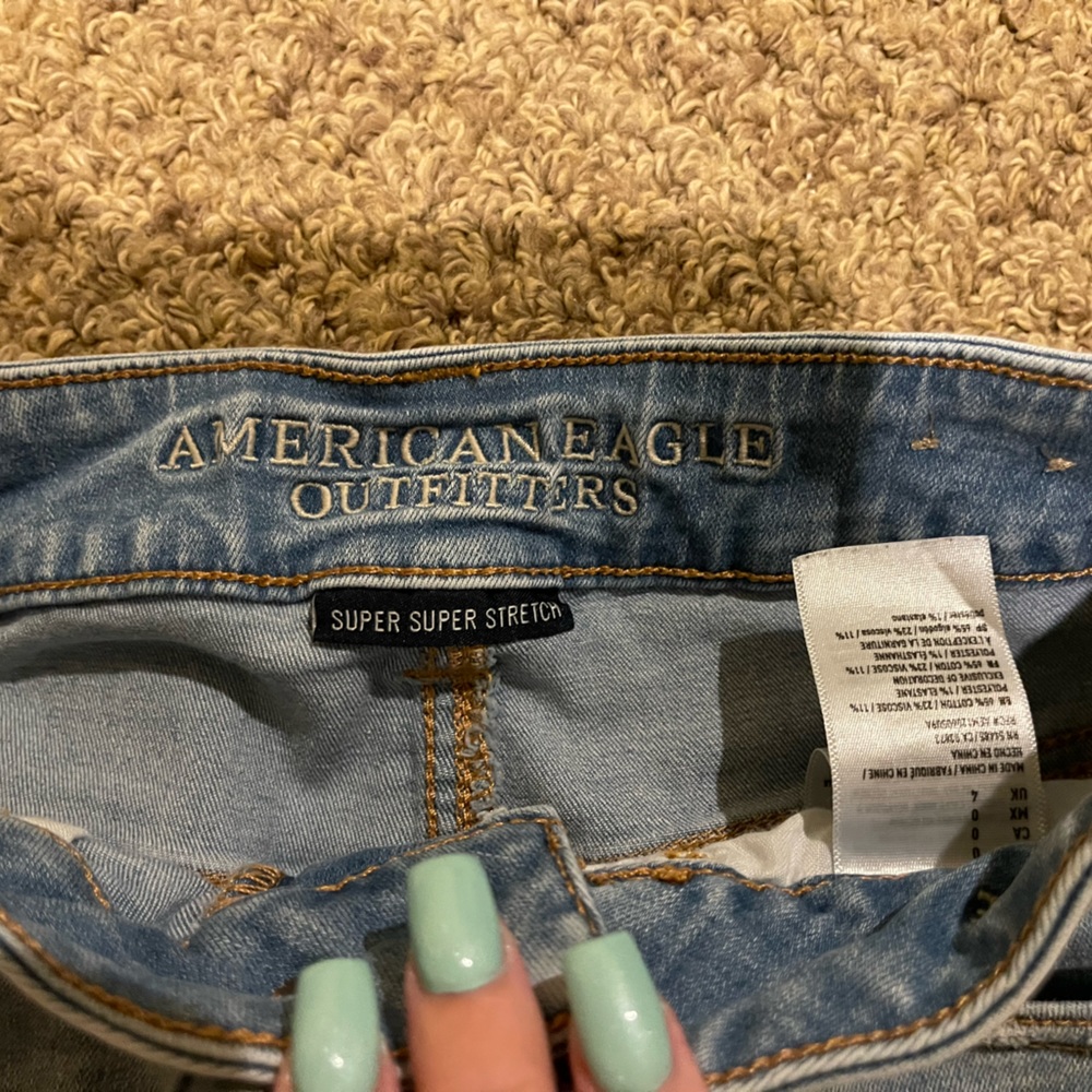 American Eagle hi-rise shortie shorts